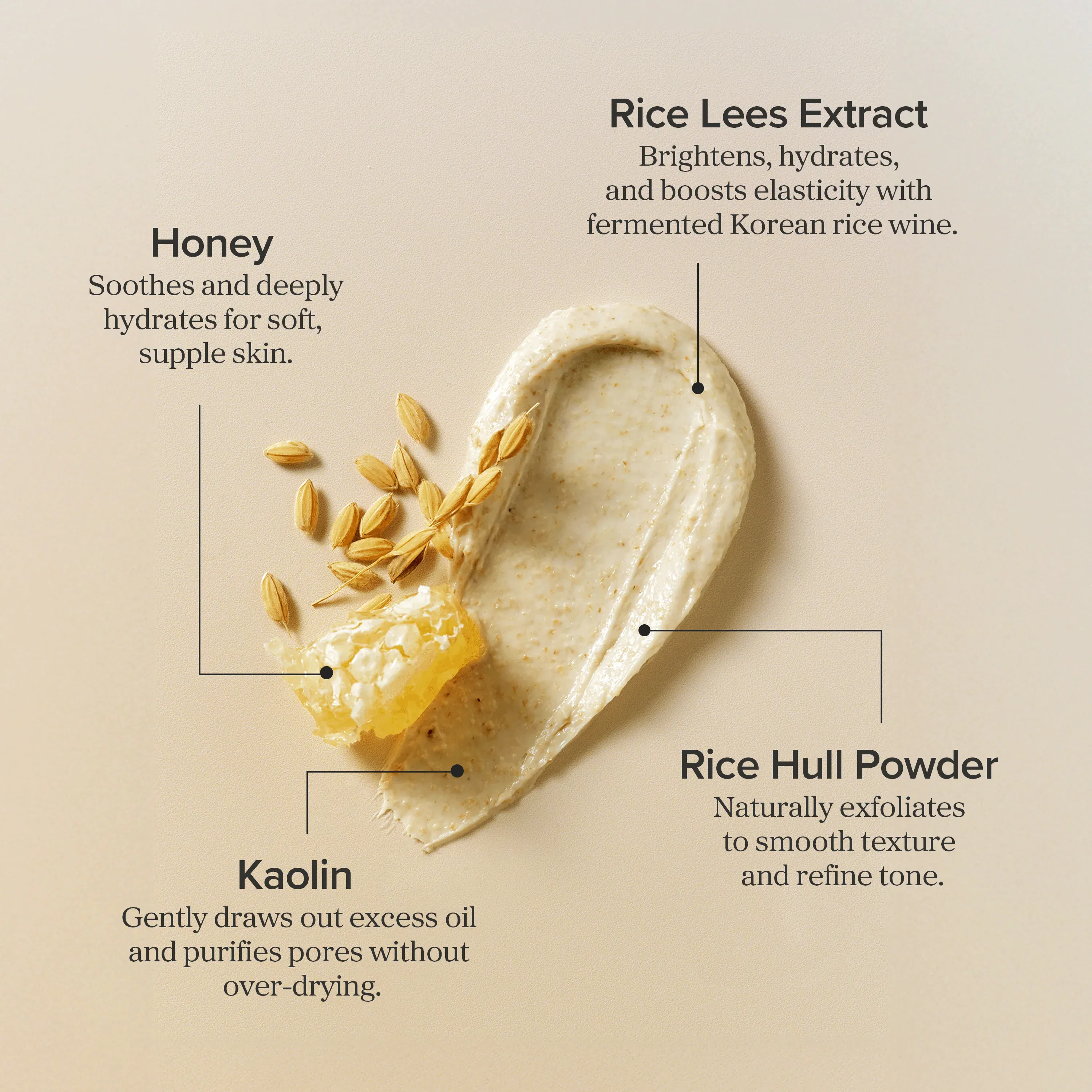 Ground Rice and Honey Glow Mask - Image 3